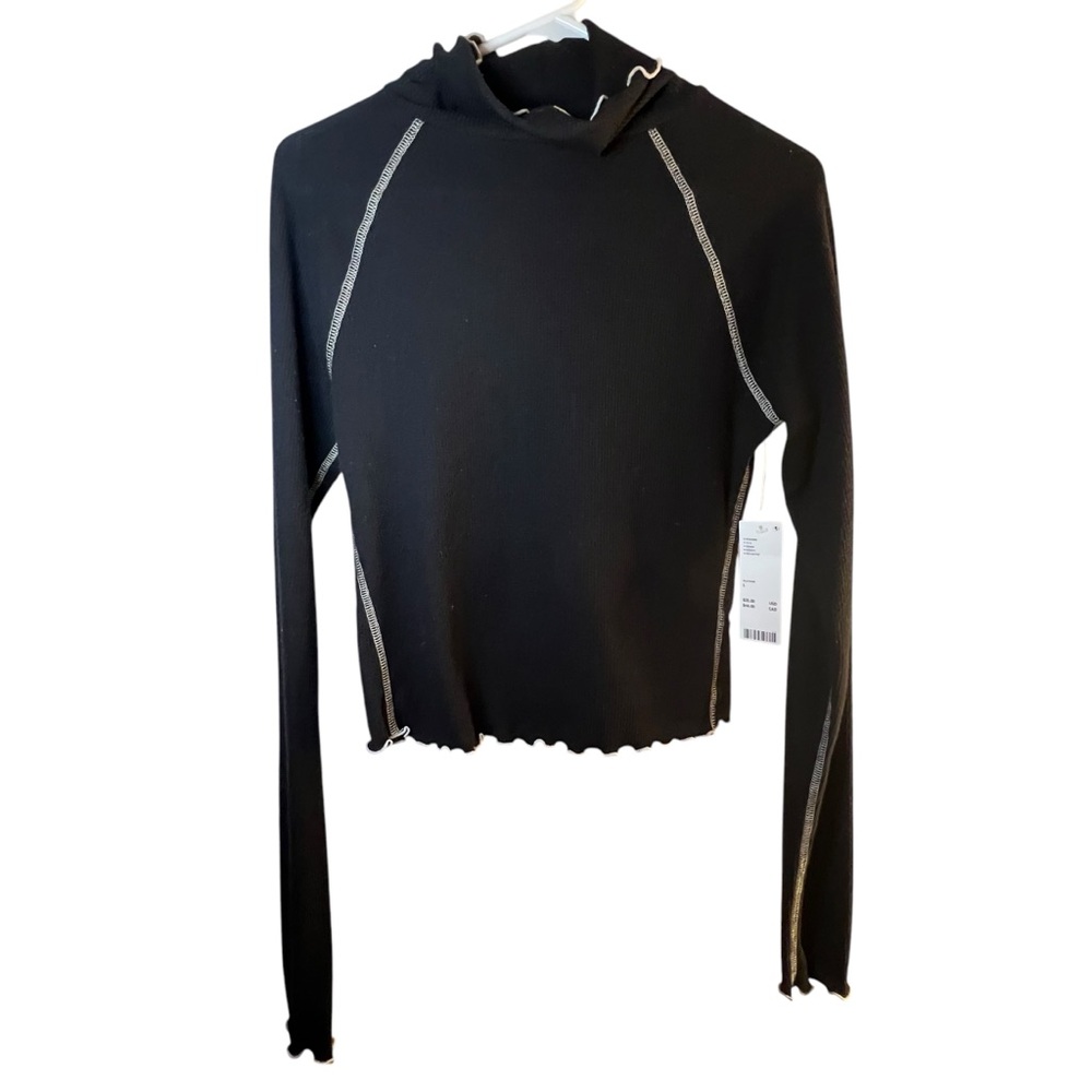 NWT Urban Outfitters Out From Under Bella Thermal Seamed Long Sleeve Top large